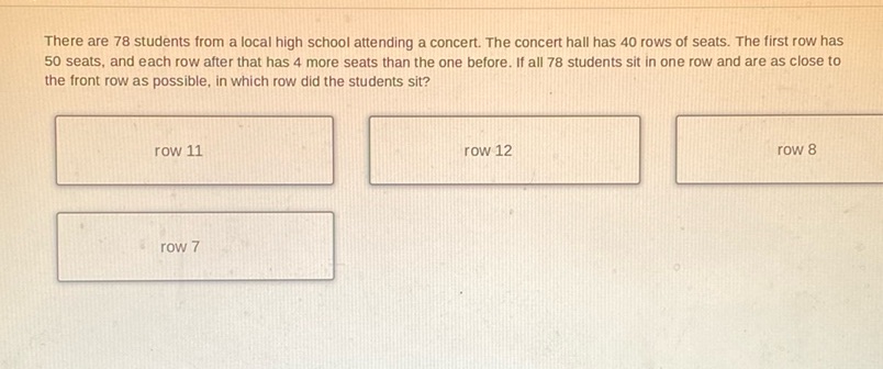 img of There are 78 students from a local high school attending a...