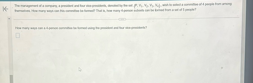 img of The management of a company, a president and four...