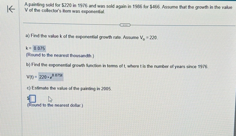 img of A painting sold for $220 in 1976 and was sold again in 1986...